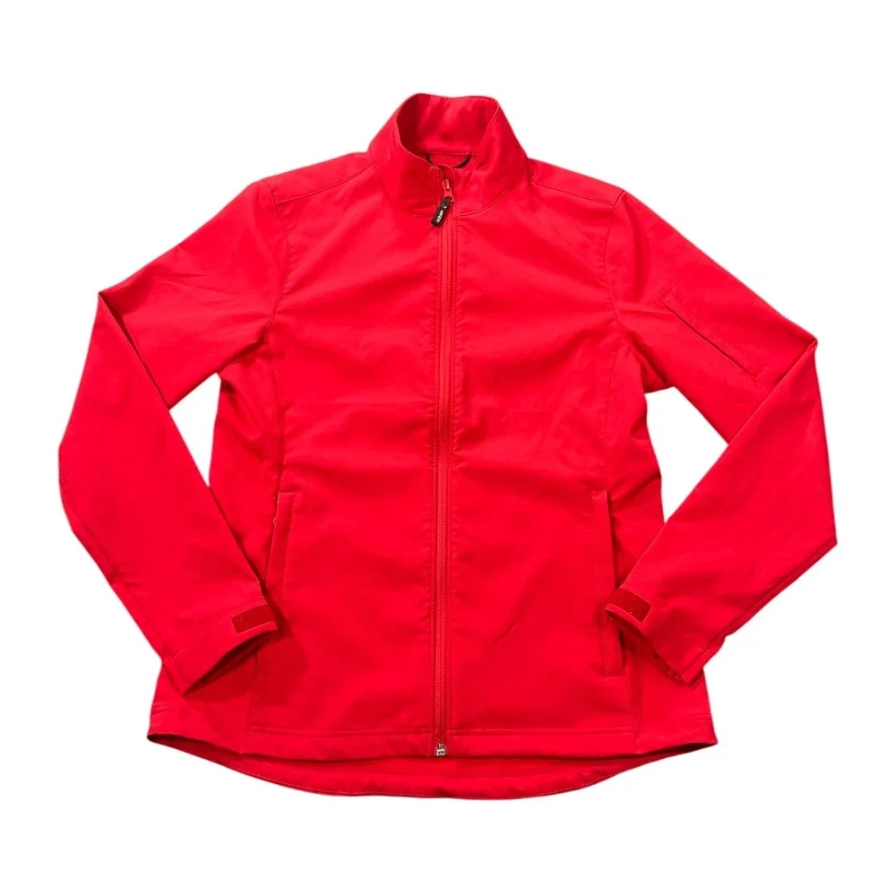 Oobe Men's Medium Red Full Zip‎ Up Jacket Lightweight Activewear Coat